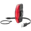 Image de Éclairage vélo USB arrière livré 3 fonctions standard, éco, flash Spanninga Arco 171351 Noir TU