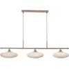 Image de Suspension 3 disques it's about RoMi Sapporo Blanc 24x12 cm SAPPORO/H3/W
