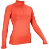Image de T-shirt manches longues 1/4 zip femme Avento 33VG-KOR Orange 36