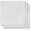 Image de Lot de 3 mini langes blancs (31 x 31 cm)