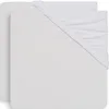 Image de Lot de 2 draps housses blancs (60 x 120 cm)