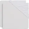 Image de Lot de 2 draps housses de berceau blancs (40 x 80 cm)