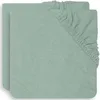 Image de Lot de 2 housses de matelas à langer en éponge Ash Green (50 x 70 cm)
