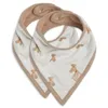 Image de Lot de 2 bavoirs bandana Teddy Bear