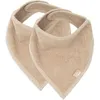 Image de Lot de 2 bavoirs bandana Biscuit