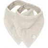 Image de Lot de 2 bavoirs bandana Nougat