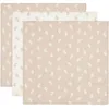 Image de Lot de 3 langes en gaze de coton Twig Wild Rose (70 x 70 cm)