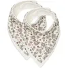Image de Lot de 2 bavoirs bandana Retro Flowers