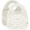 Image de Lot de 2 bavoirs plastifiés Animals Olive Green