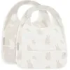 Image de Lot de 2 bavoirs plastifiés Miffy Snuffy Nougat