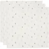 Image de Lot de 3 langes en gaze de coton Happy Miffy Olive Green (70 x 70 cm)