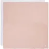 Image de Lot de 2 maxi-langes en coton Wild Rose-Ivory (115 x 115 cm)