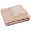 Image de Couverture en coton Fringe Moonstone-Ivory (75 x 100 cm)