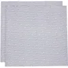 Image de Lot de 2 maxi-langes en coton Miffy Stripe Navy (115 x 115 cm)