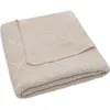 Image de Couverture en tricot Check Knit Oatmeal (75 x 100 cm)