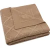 Image de Couverture en tricot Check Knit Biscuit (75 x 100 cm)