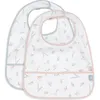 Image de Lot de 2 bavoirs plastifiés Lovely Birds
