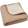 Image de Couverture en coton Jungle Jambo Biscuit-Oatmeal (75 x 100 cm)