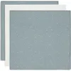 Image de Lot de 3 langes en coton Twinkling Sea Green (70 x 70 cm)
