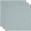 Image de Lot de 3 langes en coton Miffy Silhouettes Sea Green (70 x 70 cm)