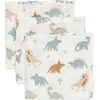 Image de Lot de 3 mini langes en gaze de coton Roarsome (31 x 31 cm)