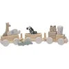 Image de Train de construction en bois Jungle Jambo