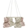 Image de Mobile bébé Teddy Bear Wild Rose-Naturel