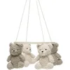 Image de Mobile bébé Teddy Bear Olive Green-Naturel