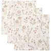 Image de Lot de 3 mini langes en gaze de coton Bloomy (31 x 31 cm)