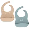 Image de Lot de 2 bavoirs en silicone On the Go