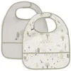 Image de Lot de 2 bavoirs plastifiés Tiny Park
