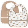 Image de Lot de 2 bavoirs plastifiés Miffy and Friends