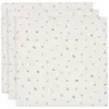 Image de Lot de 3 langes en gaze de coton Animal Friends (70 x 70 cm)