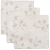 Image de Lot de 3 mini langes en gaze de coton Leafy Dreams (31 x 31 cm)