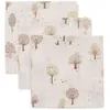 Image de Lot de 3 mini langes en gaze de coton Tiny Park (31 x 31 cm)