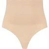 Image de String sans coutures taille haute femme Bye Bra Beige XL 1123