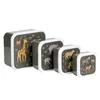 Image de Lot de 4 boîtes à goûter Savane