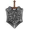 Image de Accessoires de chevalier bouclier et épée Milan