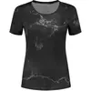 Image de T-shirt à manches courtes femme Rogelli Marble ROG351412 Noir L