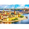Image de Puzzle 1000 pièces : L'île du Vieux Centre Stockholm Broccoli-76308
