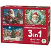 Image de Puzzles 3 x 1000 pièces : Noël Broccoli-76344