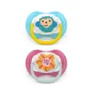 Image de Avent Lot de 2 Sucettes Ultra Air 6-18mois - Motifs aléatoires