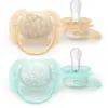 Image de Philips Avent Ultra Soft   Sucette en silicone ultra douce (0 mois)   Pour peaux sensibles   Lot de 2