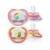 Image de Avent Lot de 2 sucettes Ultra Air Night Orthodontiques +18 mois