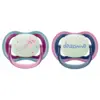 Image de Avent Lot de 2 sucettes Ultra Air 18m+ Orthodontiques - Couleurs aléatoires