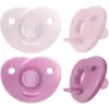 Image de Avent Soothie - Lot 2 Sucettes Orthodontiques rose 0-6 mois