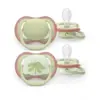 Image de AVENT ULTRA AIR DAY AND NIGHT - Sucettes Orthodontiques - Décor Pastel - De 6 à 18 Mois, 2 Sucettes