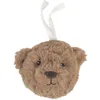Image de Peluche bruit blanc à suspendre Lou marron (8 cm)