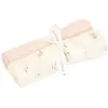 Image de Set de 2 langes en gaze de coton Fairy Blossom-Blossom (70 x 70 cm)
