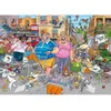 Image de Puzzle 1000 piÃ¨ces : Wasgij Original 46 - FrÃ©nÃ©sie d’achat dans l’allÃ©e centrale !